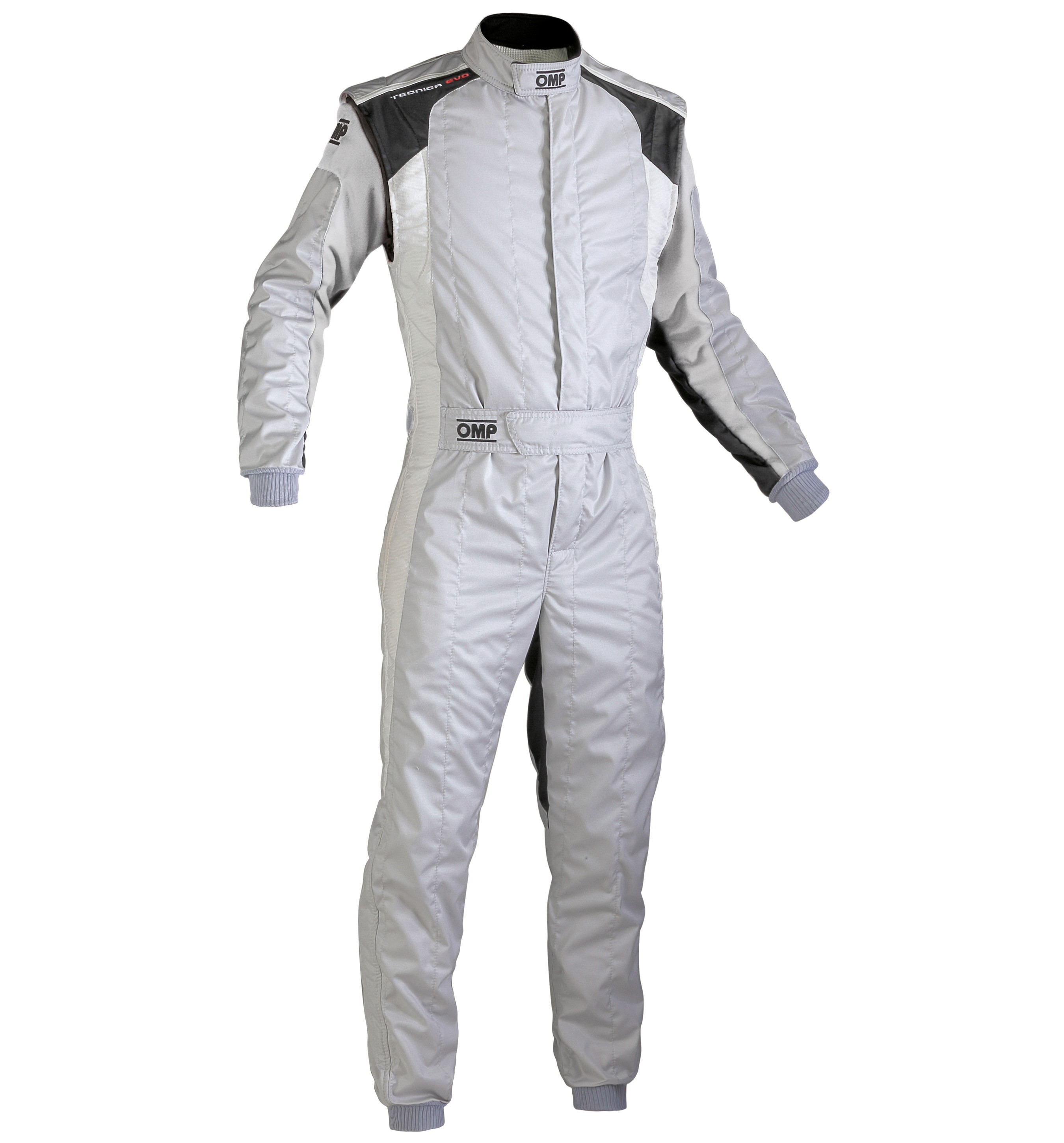 IA0184407658 Tecnica Evo Racing Suit, Black/White, Size 58 OMP